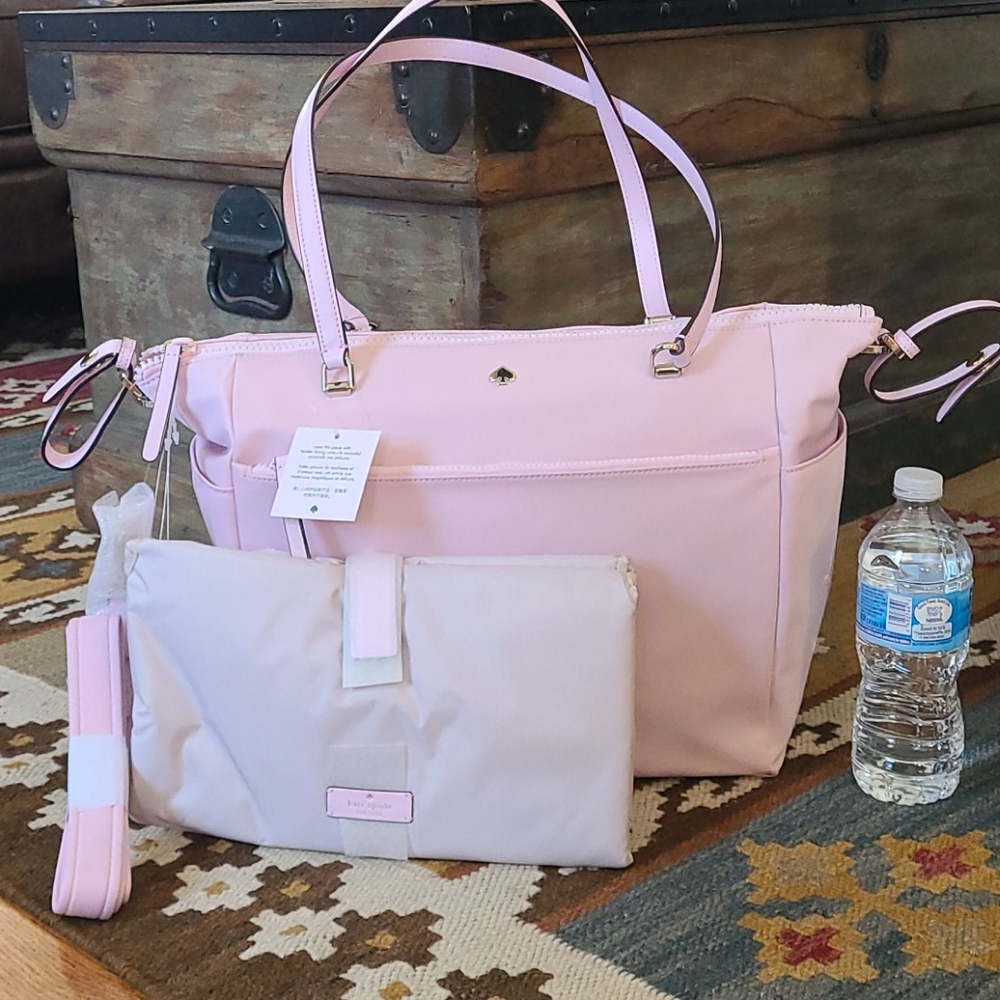 Kate Spade Jae Nylon Baby Bag Serendipity Pink - Picture 1 of 8